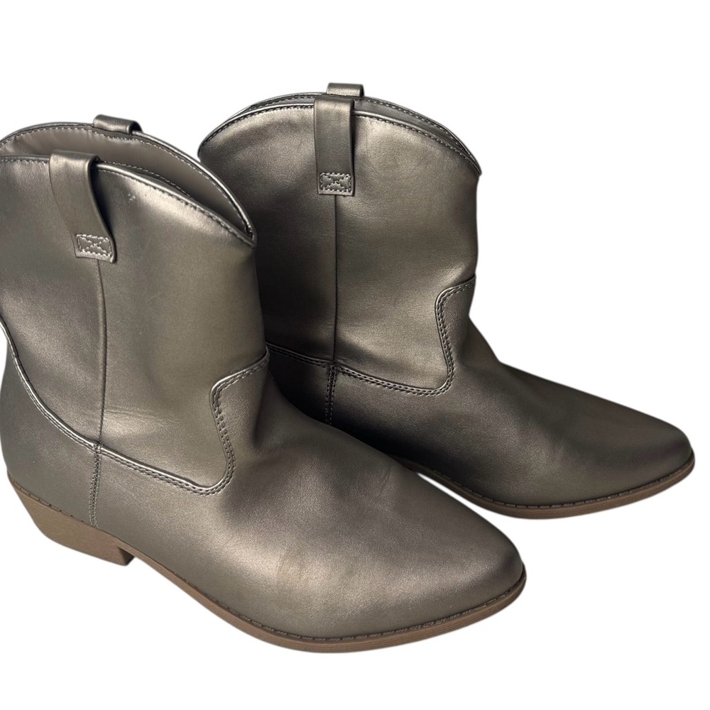 Arizona Jean Co. Women Cowboy boots Ankle US Size 10 Metallic Memory Foam